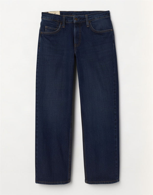 Ανδρικό τζιν ίσιο Hollister W32 L30 Navy Blue Cotton