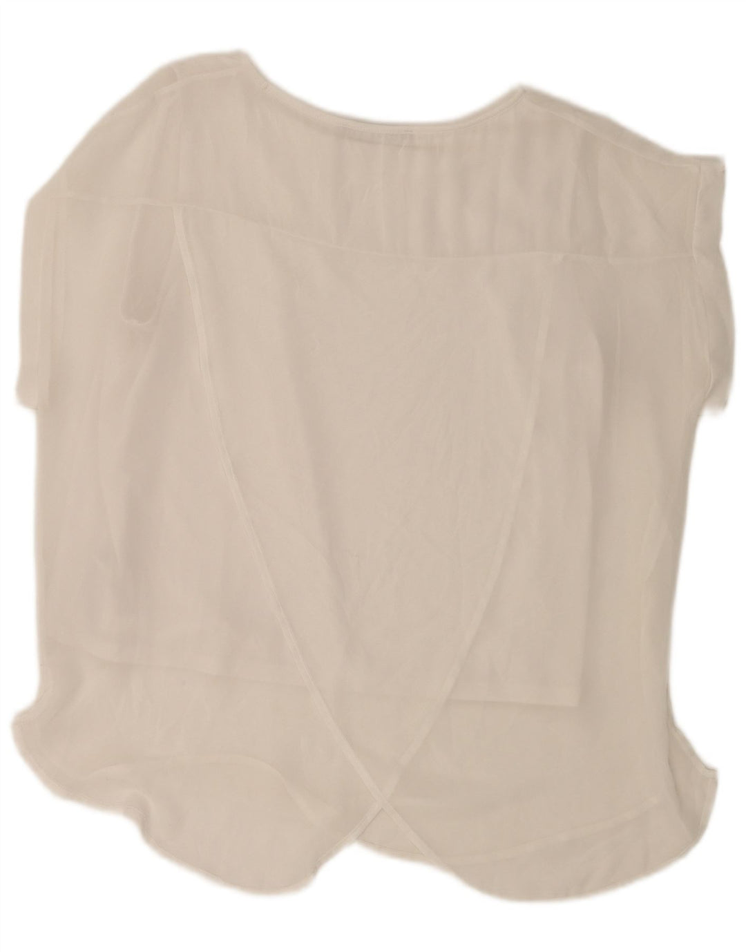 Marks & Spencer Γυναικεία Μπλούζα Τοπ UK 18 XL Off White Polyester