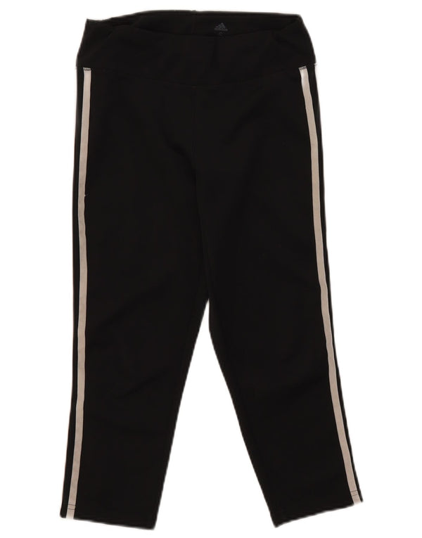 Adidas Γυναικεία Aeroready Κάπρι Κολάν UK 8/10 Μικρό μαύρο πολυεστέρα