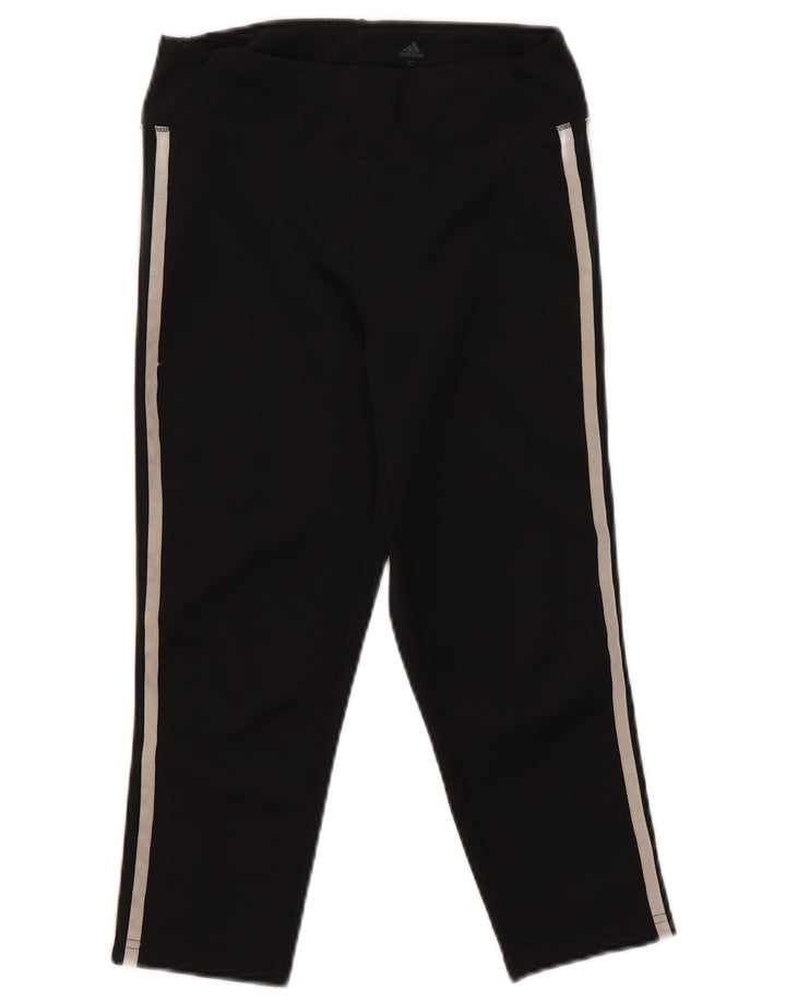 Adidas Γυναικεία Aeroready Κάπρι Κολάν UK 8/10 Μικρό μαύρο πολυεστέρα