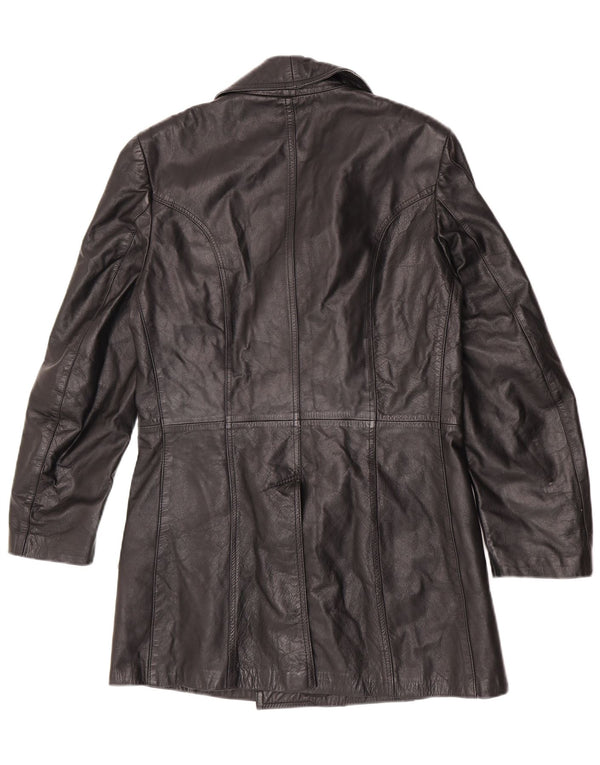 Vintage Ανδρικό Δερμάτινο Παλτό IT 48 Medium Black Classic