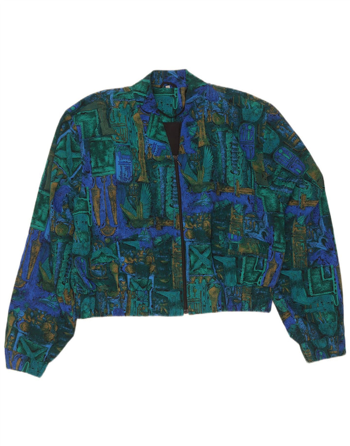 Vintage Γυναικείο Oversized Μπουφάν Bolero IT 40 Μικρό Πολύχρωμο Γεωμετρικό