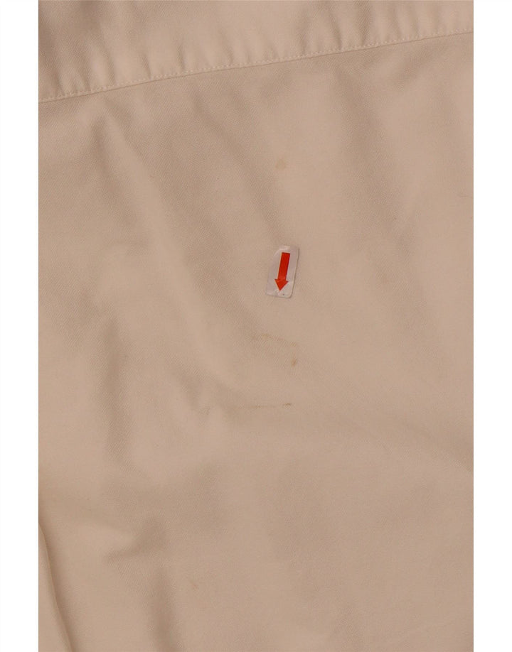 Ανδρικό πουκάμισο Tommy Hilfiger μεγάλο σε λευκό βαμβακερό