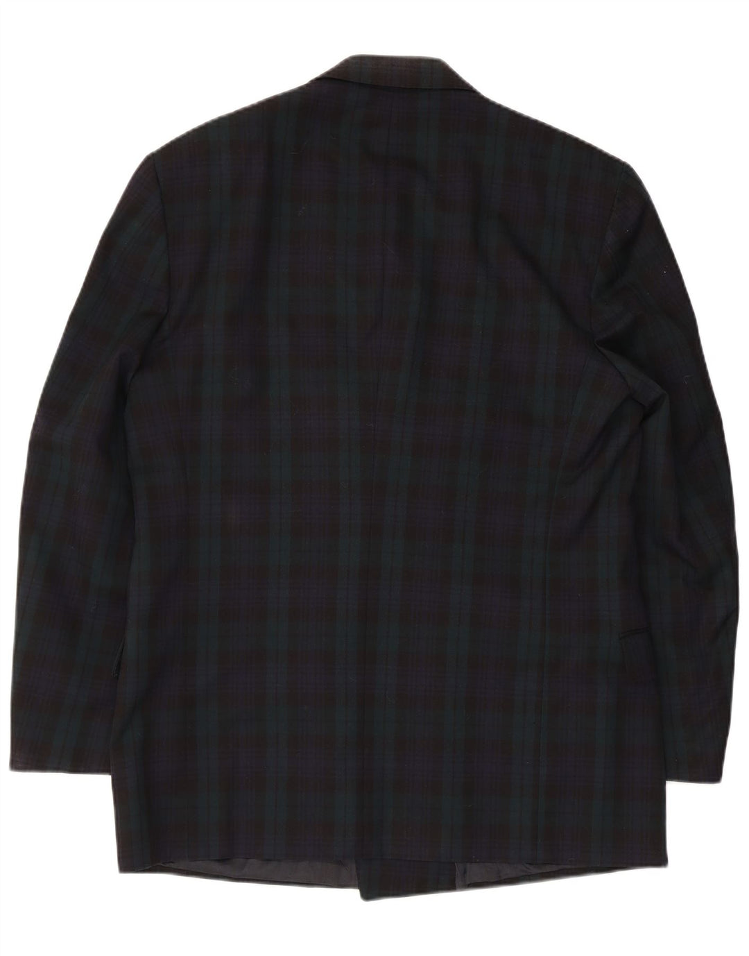 Jaeger Ανδρικό μπουφάν Blazer με διπλό στήθος IT 52 XL Navy Blue Check Wool