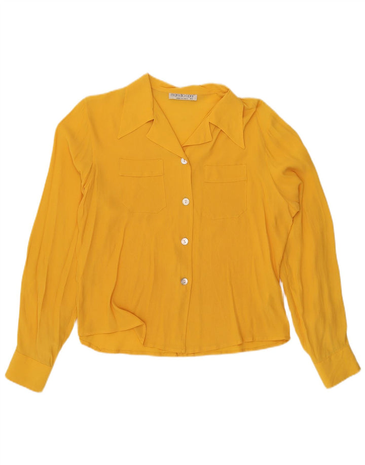 Γυναικείο πουκάμισο Marcello Cioni Μπλούζα IT 46 Large Yellow Acetate
