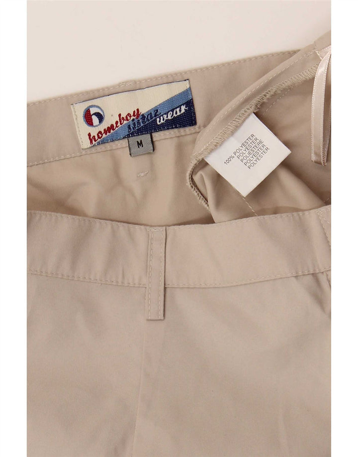 Vintage Γυναικεία Μίνι Φούστα Medium W28 Beige Polyester