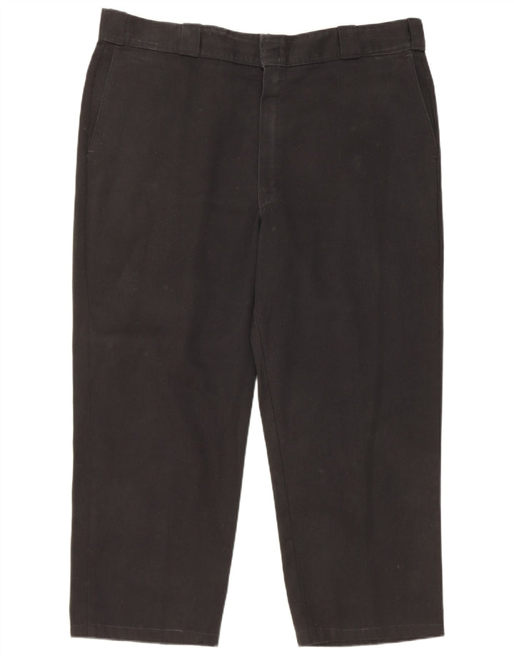 Ανδρικό Cropped Παντελόνι Dickies W42 L25 Μαύρο Πολυεστέρα