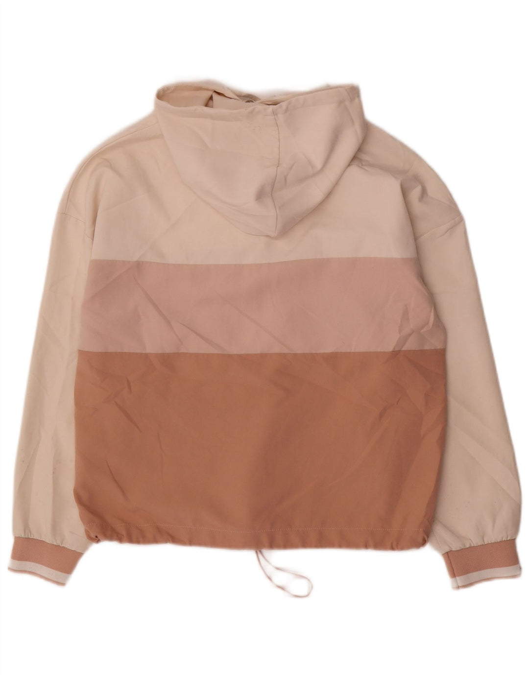 Zara Γυναικείο μπουφάν Anorak με κουκούλα UK 10 Μικρό πολύχρωμο μπλοκ χρώματος