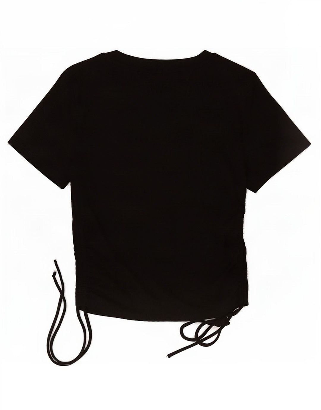 Zara Γυναικείο Crop Top UK 12 Medium Black Polyester
