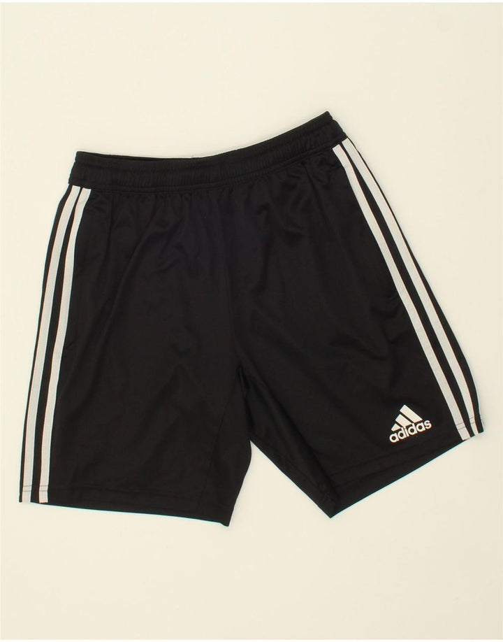 ADIDAS Boys Climacool Sport Shorts 13-14 Years  Black Polyester Vintage Adidas and Second-Hand Adidas from Messina Hembry 