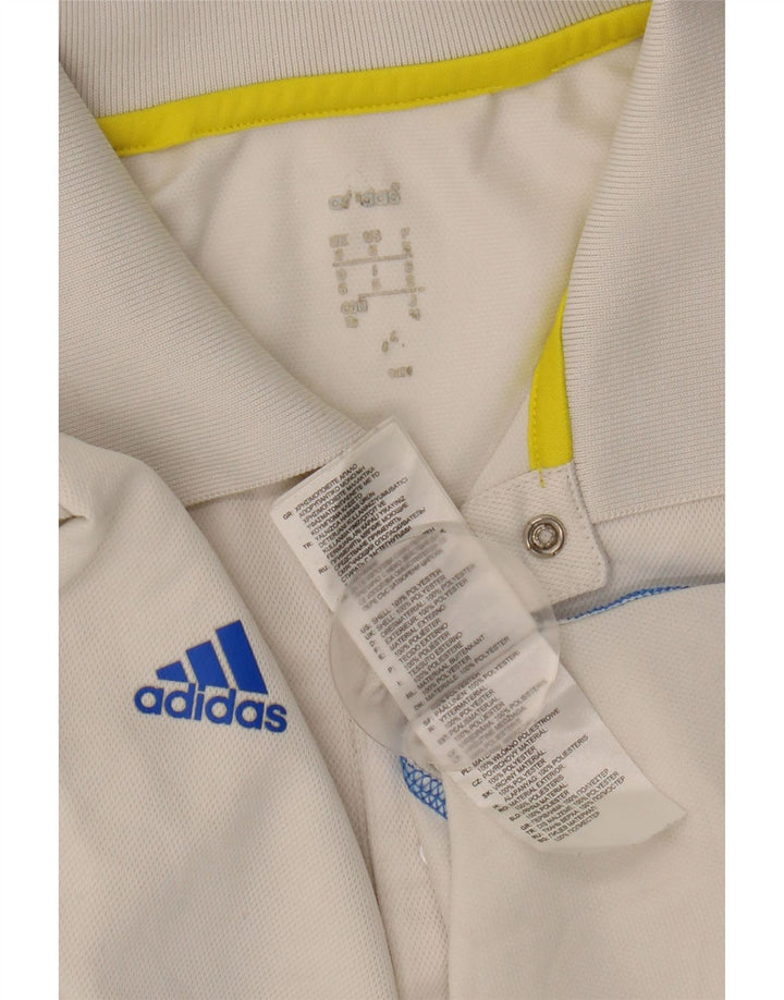 Ανδρικό πουκάμισο ADIDAS Climalite Polo Small White Polyester