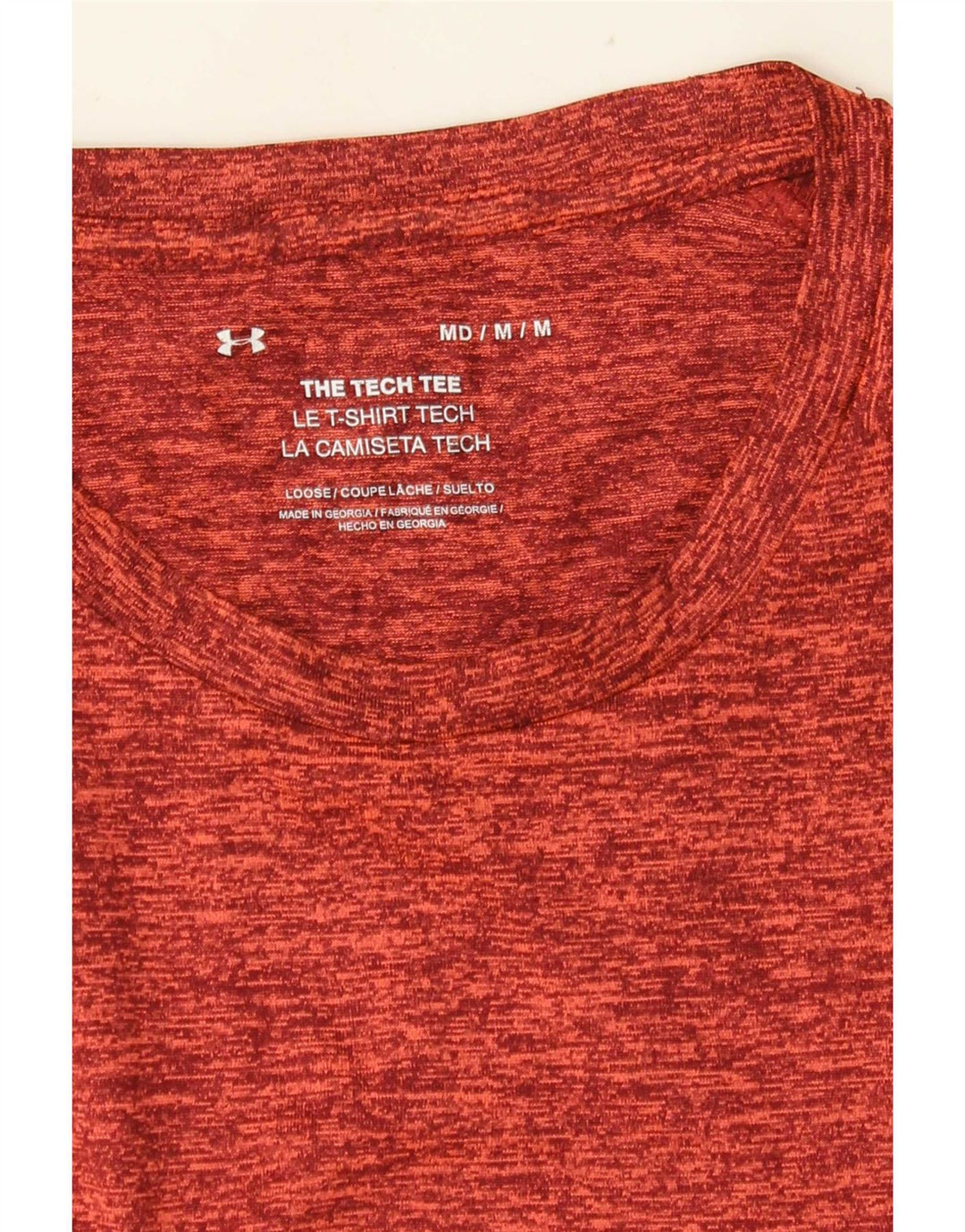 Ανδρικό T-Shirt Under Armour Top Medium Red Flecked