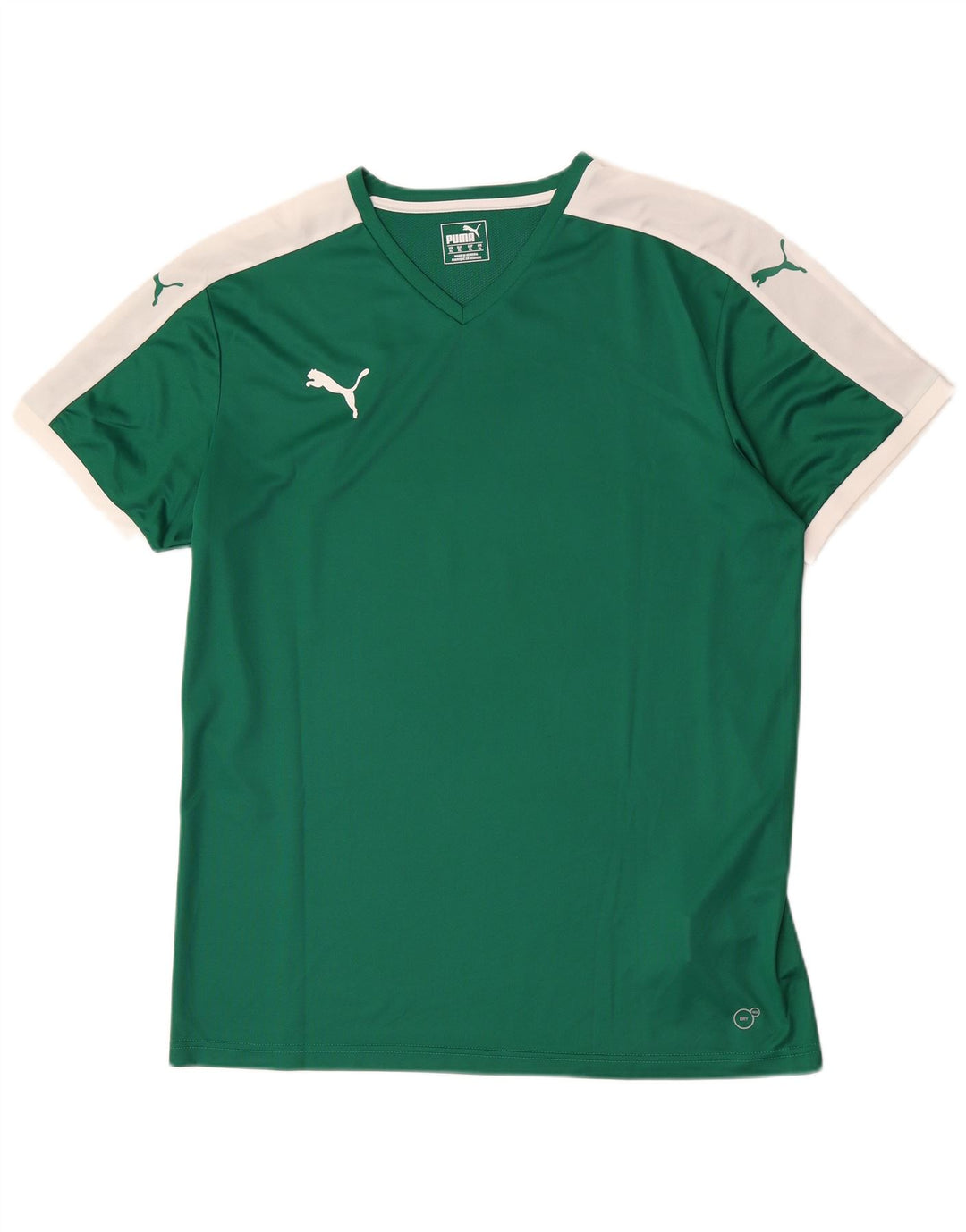 Ανδρικό T-Shirt Puma Top XL Πράσινο Colourblock Πολυεστέρας