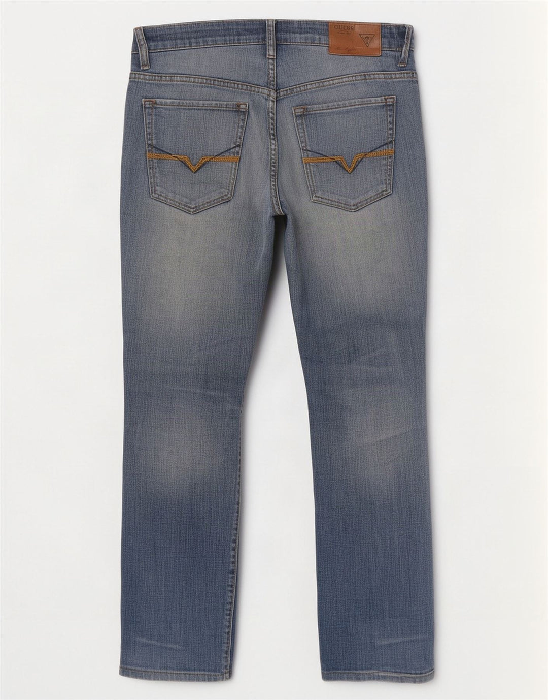 Ανδρικό τζιν ίσιο Guess W32 L29 Μπλε βαμβακερό