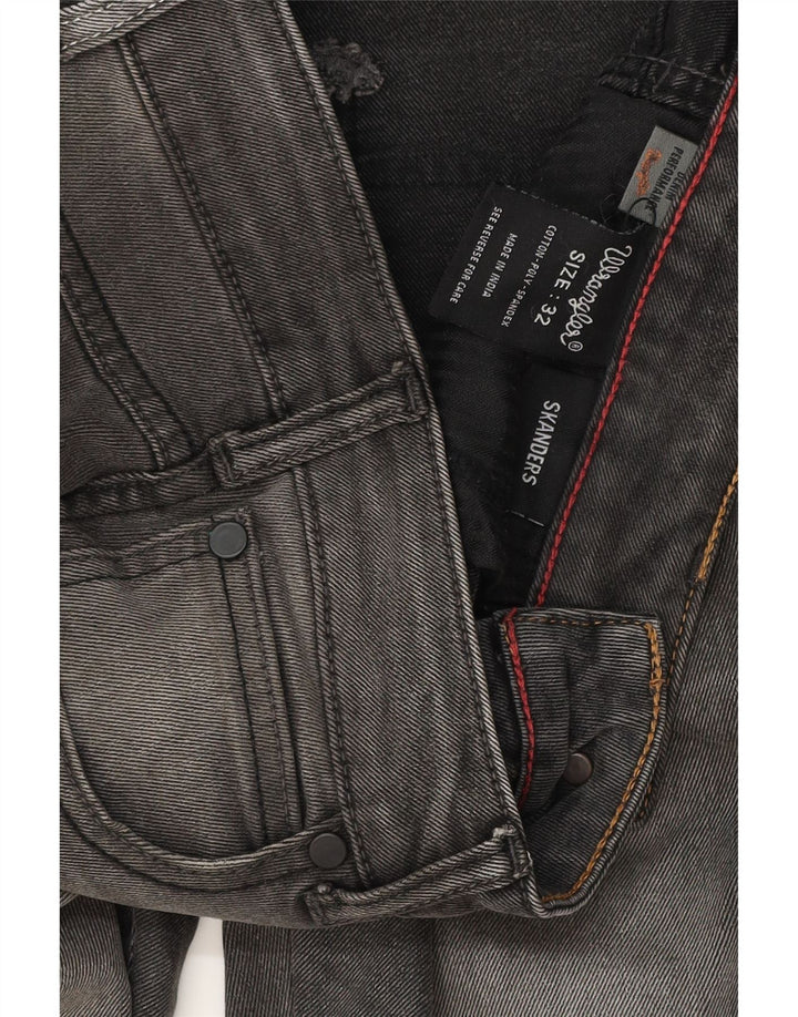 Ανδρικό τζιν WRANGLER Skanders ίσιο W32 L29 Γκρι βαμβακερό