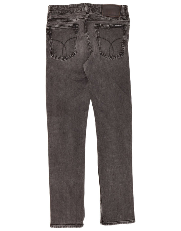 Γυναικείο Calvin Klein Slim Fit Slim Jeans W28 L30 Γκρι βαμβακερό