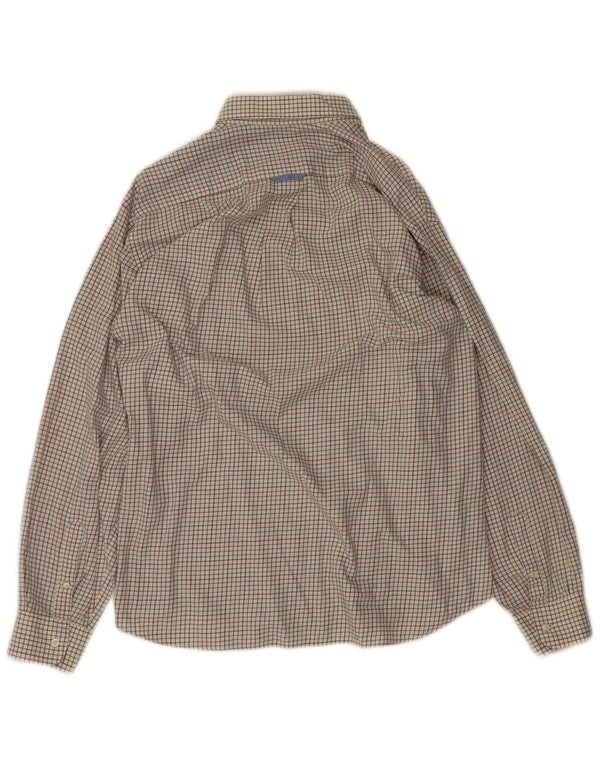 Ανδρικό πουκάμισο Barbour XL Off White, βαμβακερό