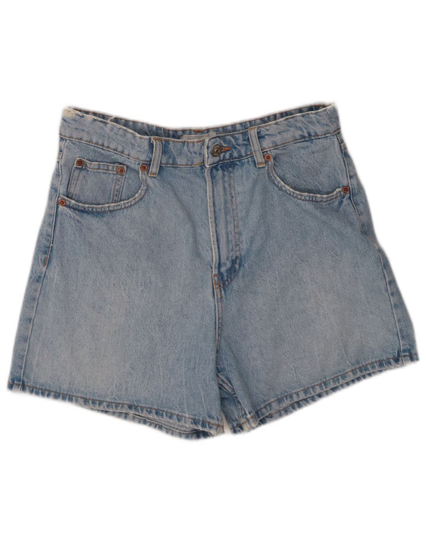 Zara Γυναικείο Ψηλόμεσο Τζιν Σορτς EU 40 Medium W30 Μπλε βαμβακερό