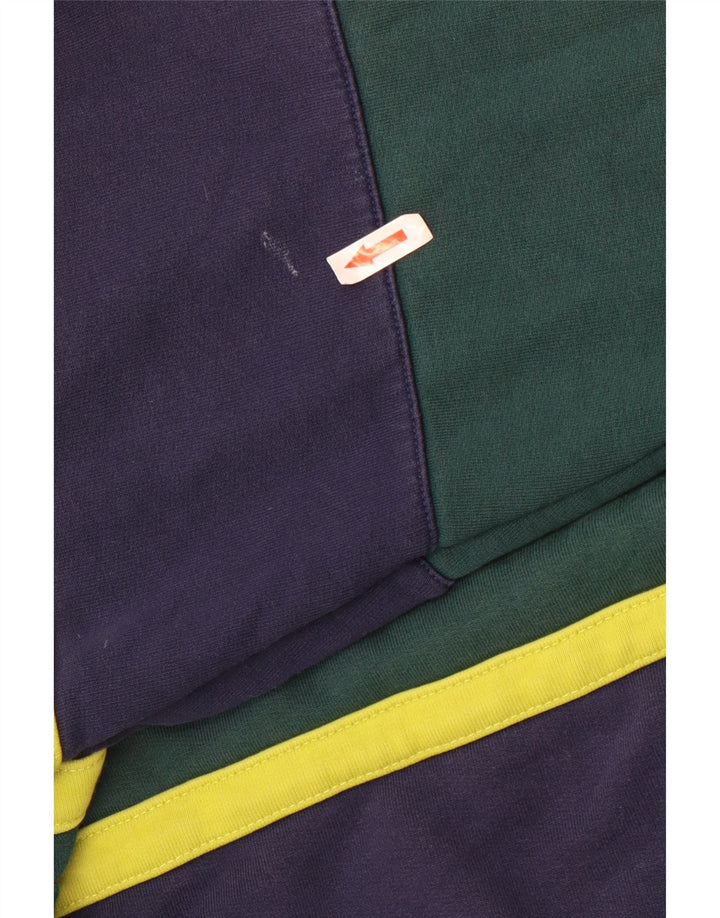 Ανδρικό φούτερ Puma Jumper 3XL Πράσινο Colourblock Βαμβακερό