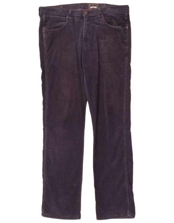 Ανδρικό παντελόνι Wrangler Arizona Stretch Straight Corduroy W38 L34 Navy Blue