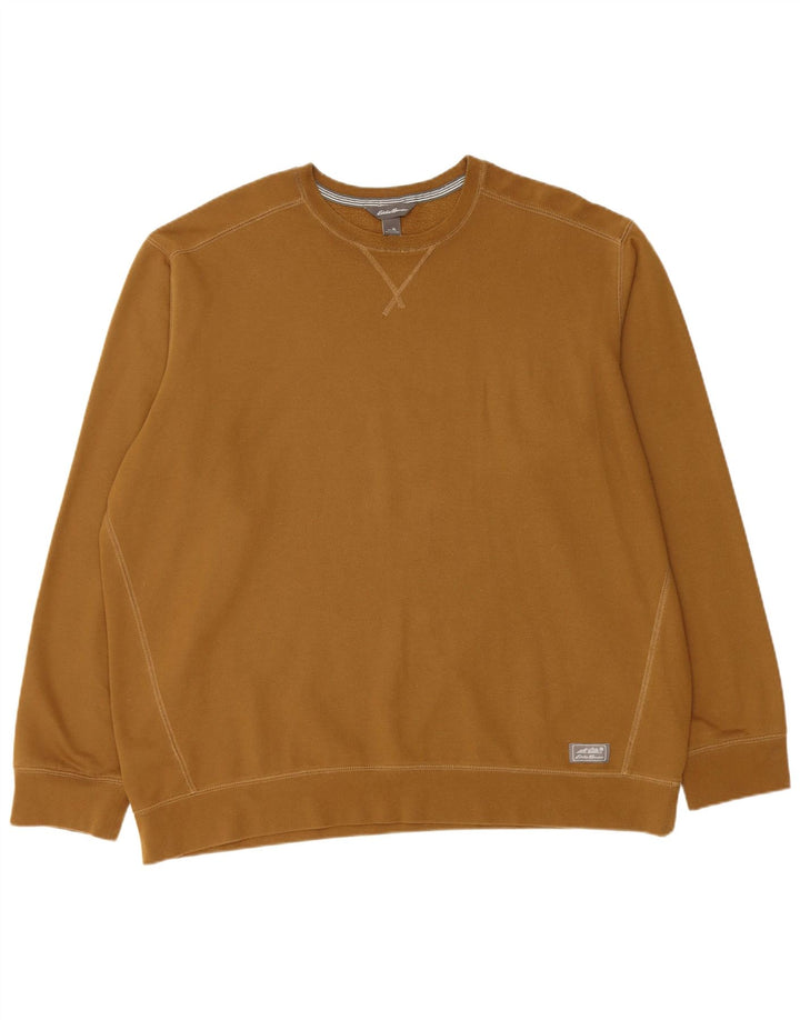 EDDIE BAUER Ανδρικό Φούτερ Jumper XL Καφέ Βαμβακερό