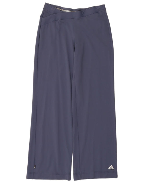 Adidas Γυναικεία Clima 365 Φαρδιά πόδι παντελόνι UK 12 Medium Navy Blue