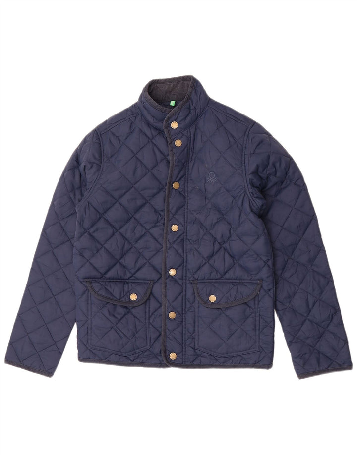 Καπιτονέ μπουφάν Benetton Boys 11-12 ετών 2XL Navy Blue Polyamide