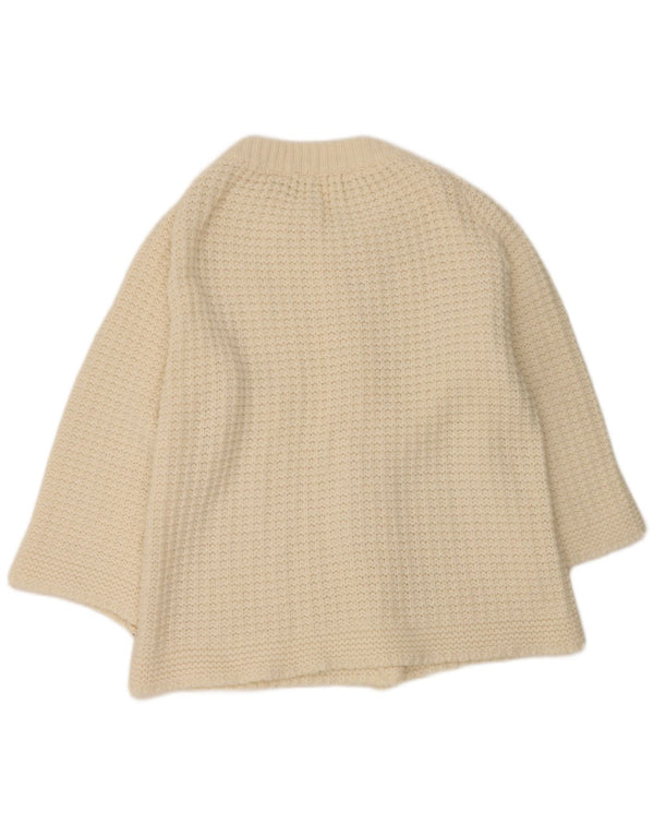 Vintage γυναικεία ζακέτα UK 14 Large Off White