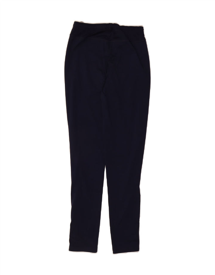 PUMA Mens Graphic Tracksuit Trousers Small  Navy Blue Polyester Vintage Puma and Second-Hand Puma from Messina Hembry 
