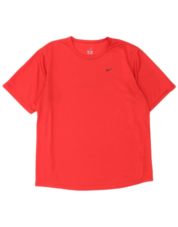 Ανδρικό μπλουζάκι Nike Dri Fit Top μεγάλο κόκκινο