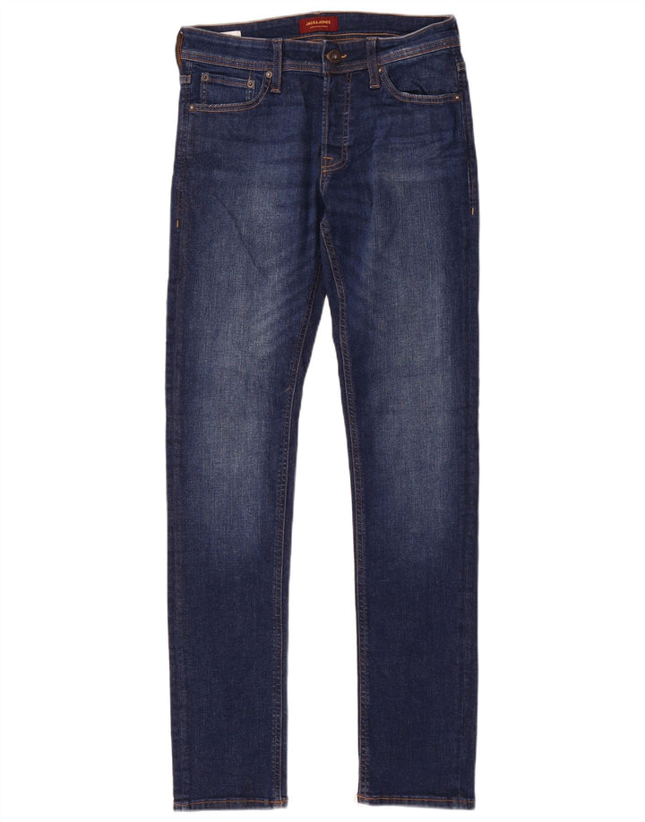 Jack & Jones Ανδρικό Slim Jeans W30 L34 Μπλε βαμβακερό