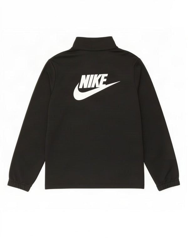 Μπουφάν Nike Boys Graphic αθλητική φόρμα 12-13 ετών, μεγάλο μαύρο πολυεστέρα