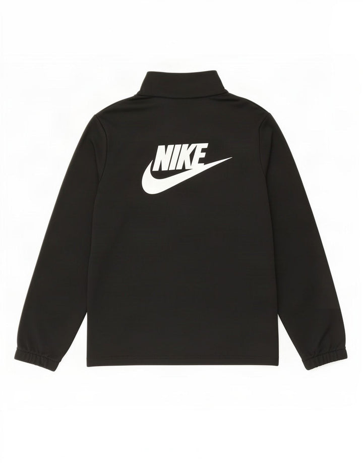 Μπουφάν Nike Boys Graphic αθλητική φόρμα 12-13 ετών, μεγάλο μαύρο πολυεστέρα