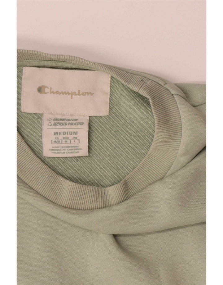 Ανδρική φούτερ Champion Jumper Μεσαίο πράσινο βαμβακερό