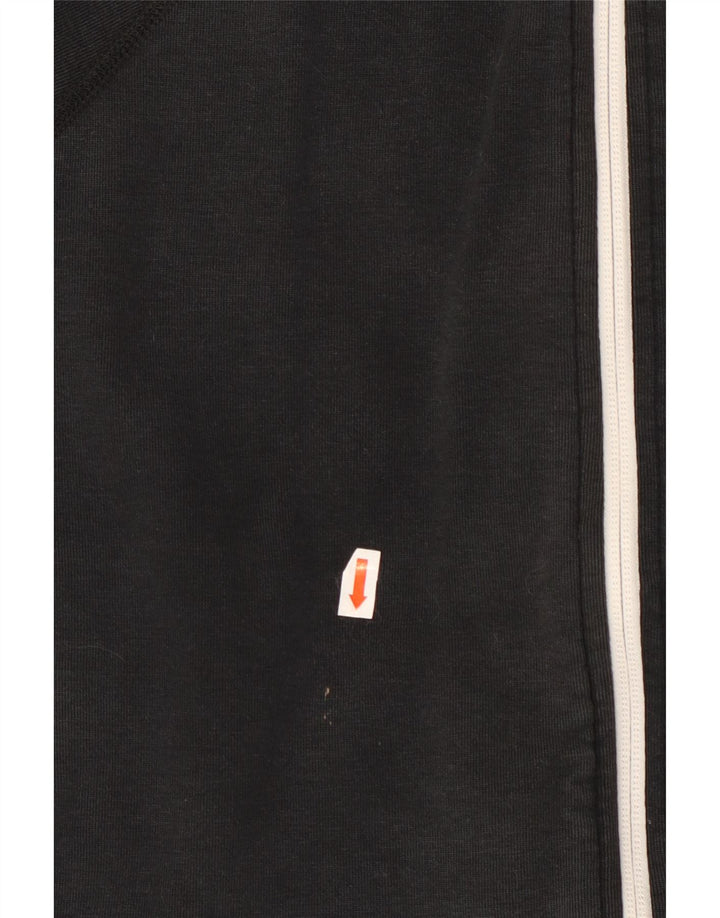 Γυναικείο πουλόβερ NIKE με φερμουάρ UK 16 μεγάλο μαύρο βαμβακερό