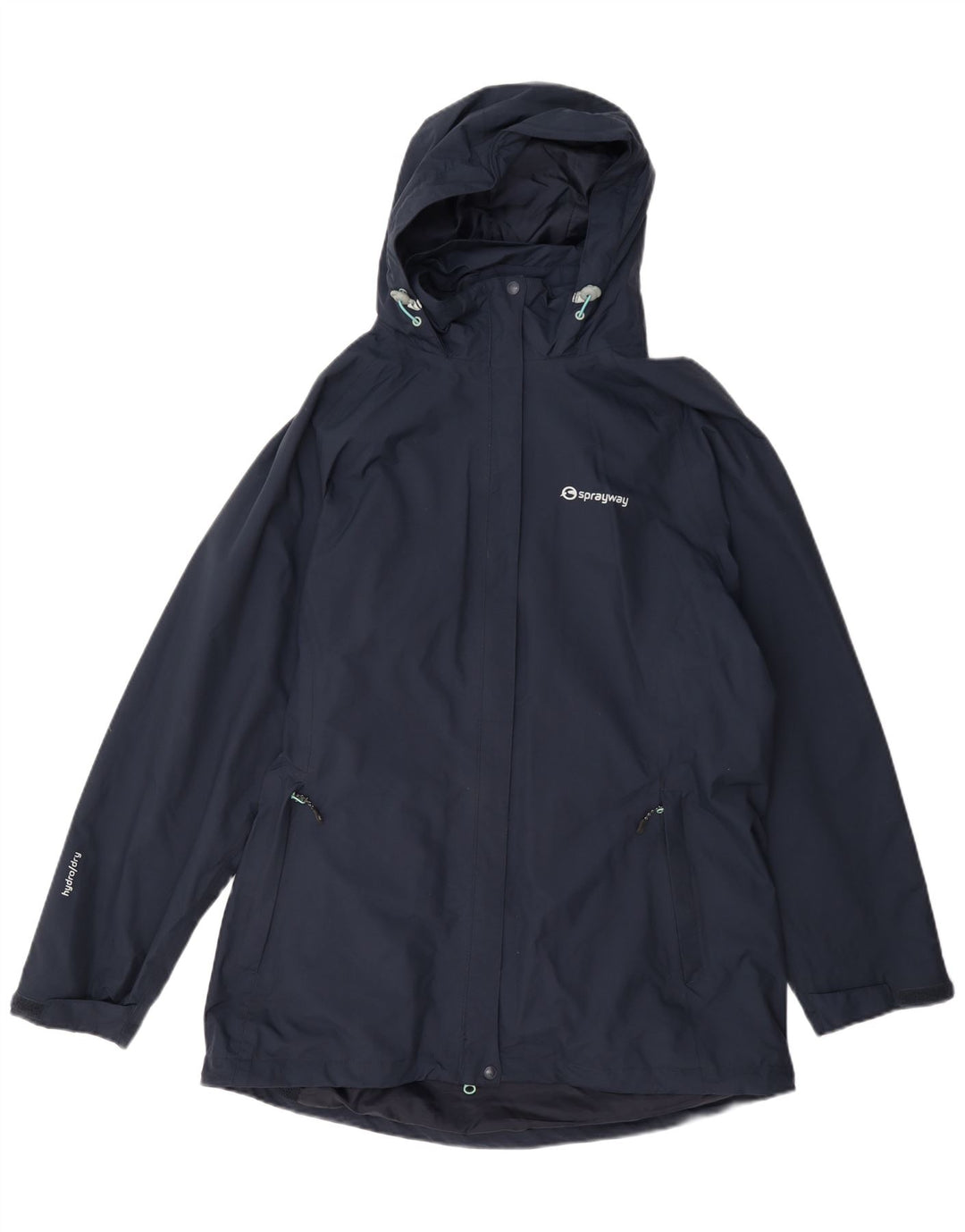 Sprayway Γυναικείο μπουφάν βροχής με κουκούλα UK 16 Large Navy Blue Polyamide