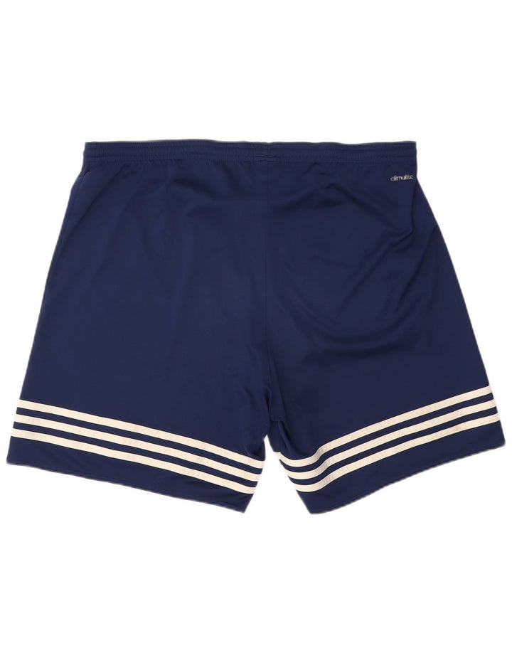 Ανδρικό αθλητικό σορτς Adidas Climalite XL Navy Blue Polyester