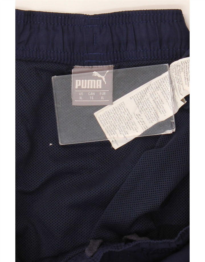 Ανδρικό γραφικό αθλητικό σορτς Puma XL Navy Blue Polyester