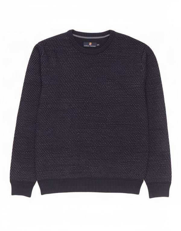 Ανδρικό πουλόβερ Marina Militare Boat Neck Jumper 2XL Navy Blue Flecked Wool