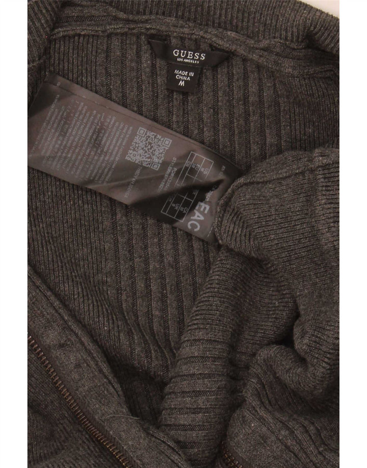 Guess Γυναικείο πλεκτό Bodycon Φόρεμα UK 14 Medium Grey Viscose
