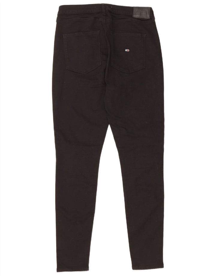 TOMMY HILFIGER Γυναικείο Skinny Jeans W30 L30 Μαύρο βαμβακερό