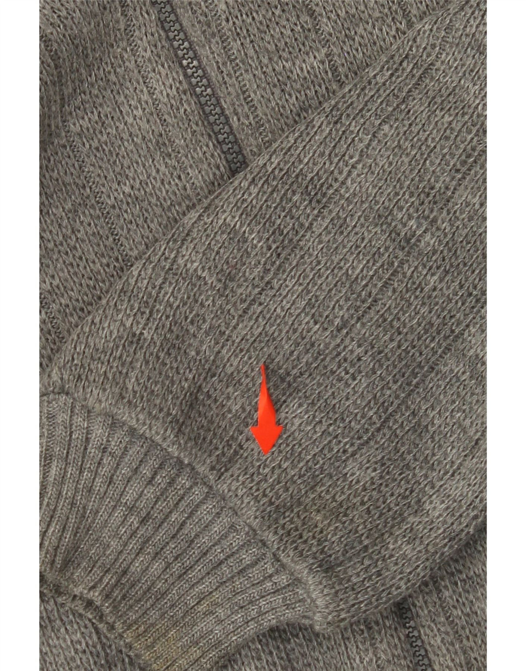 Γυναικείο πουλόβερ VINTAGE Ζακέτα UK 18 XL Γκρι Colourblock