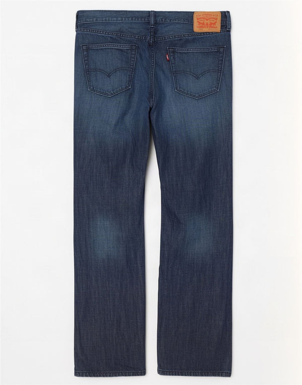 Levi's Mens 559 Relaxed Fit Straight Jeans W34 L32 Navy Blue Cotton