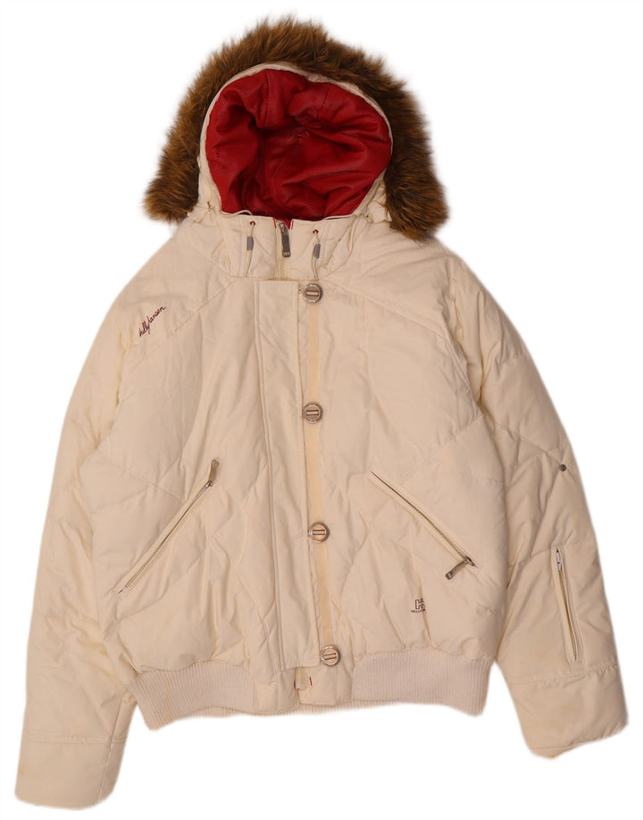 Helly Hansen Γυναικείο μπουφάν με κουκούλα UK 18 XL Off White Nylon