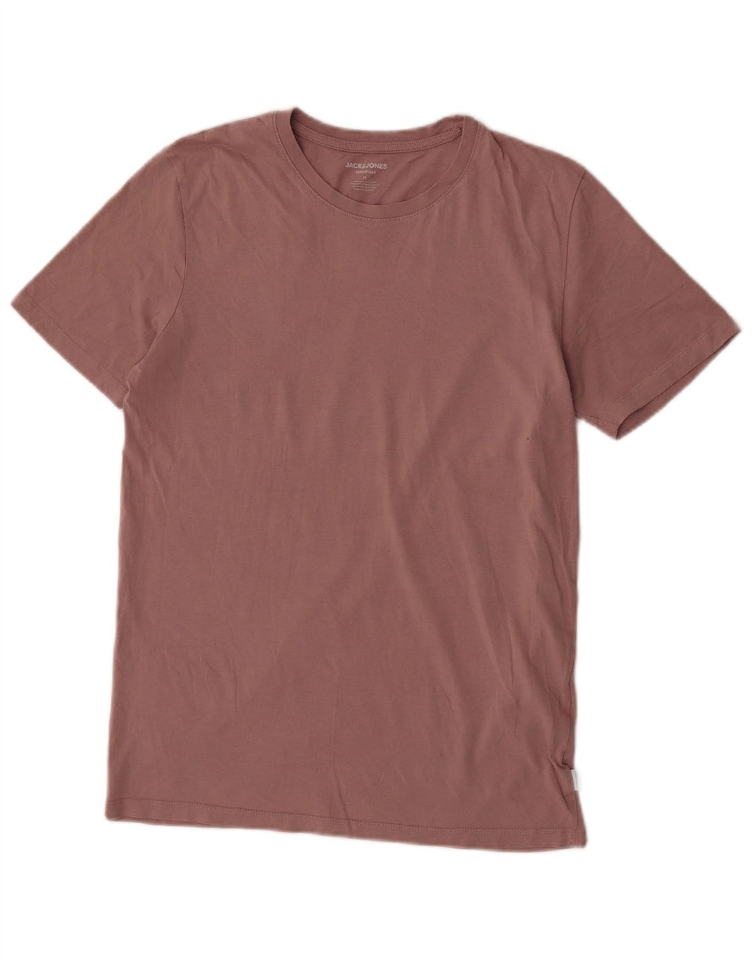 Jack & Jones Ανδρικό T-Shirt Top Μεσαίο Ροζ Βαμβακερό