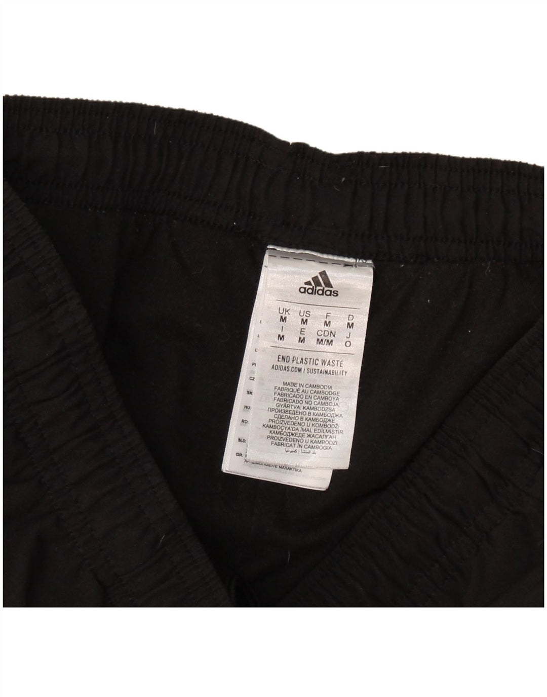 Ανδρική φόρμα Adidas Παντελόνι Joggers Μεσαίο Μαύρο Πολυεστέρα