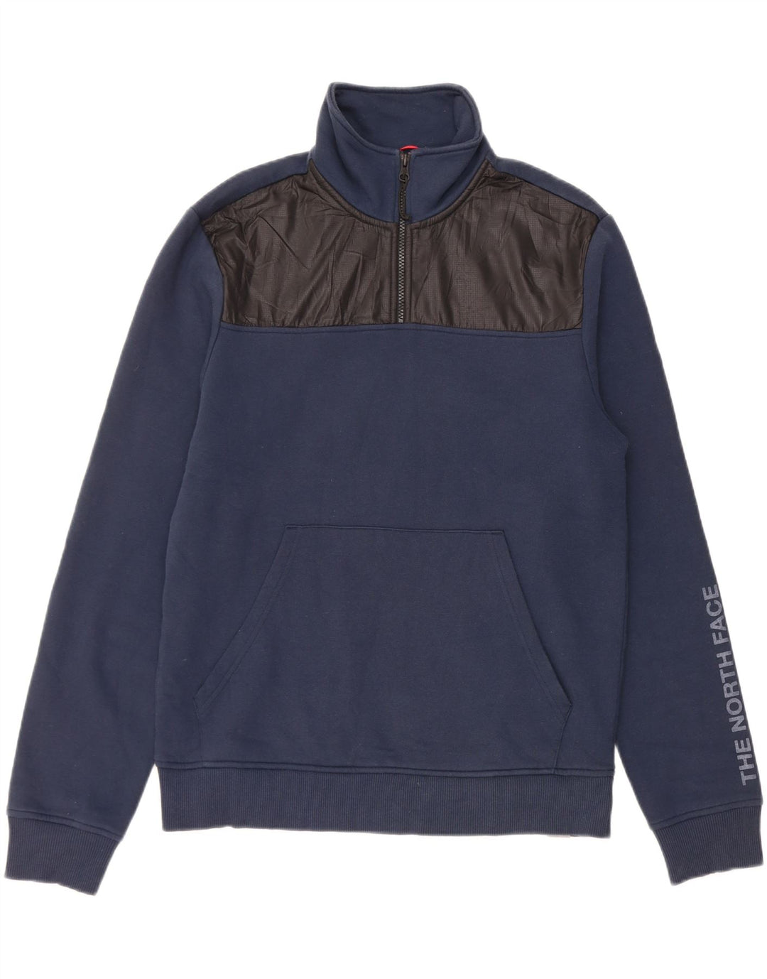 THE NORTH FACE Ανδρικό γραφικό φούτερ Jumper Medium Navy Blue Colourblock