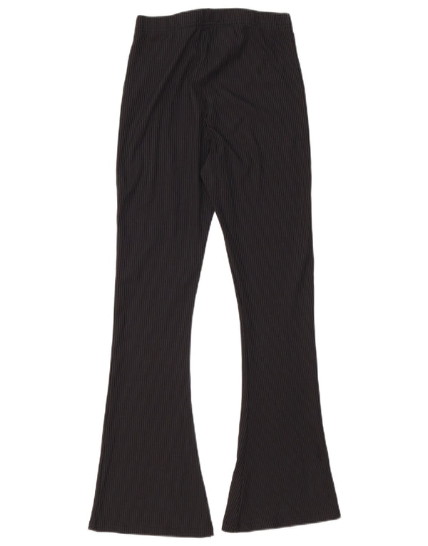 Topshop Γυναικείο Petite Flare Casual Παντελόνι UK 10 Small W26 L28 Μαύρο