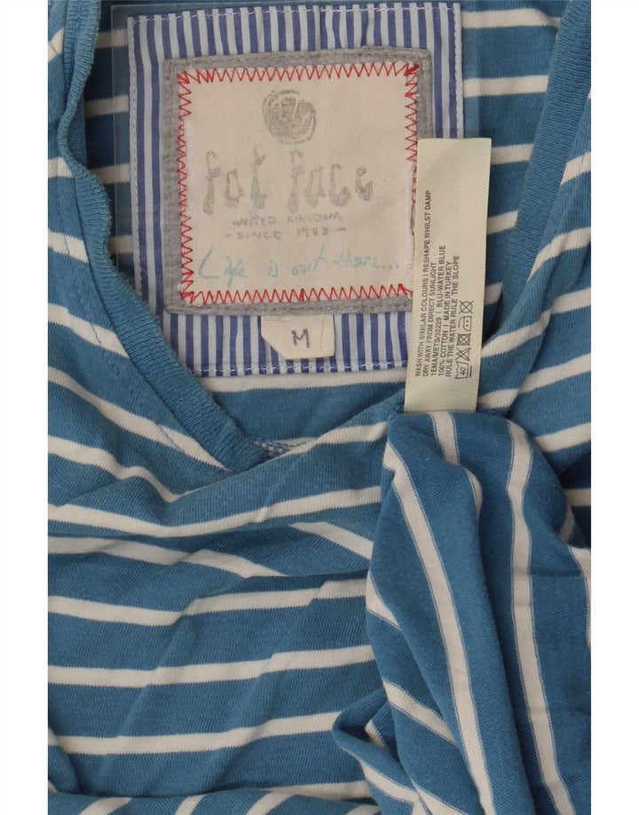 Ανδρικό T-Shirt Fat Face Top Βαμβακερό μεσαίο μπλε ριγέ