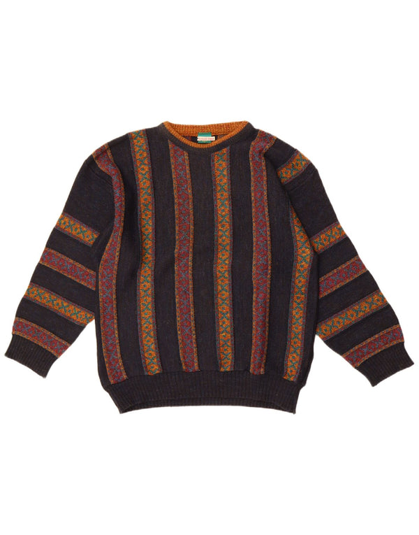 Ανδρικό πουλόβερ Canda Crew Neck Jumper Μικρό Ακρυλικό με ριγέ μπλε ναυτικό